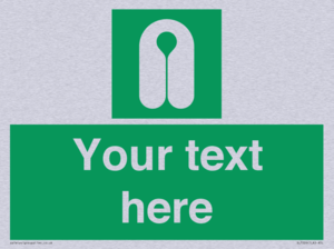 Custom sign safe condition Lifejacket